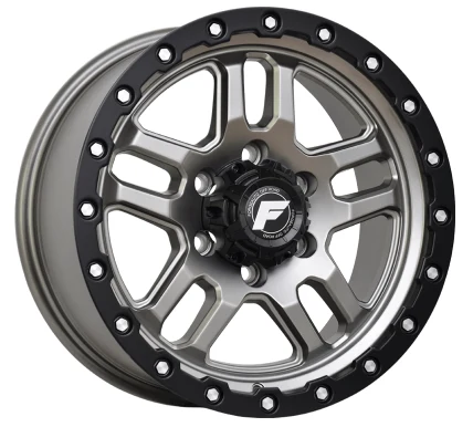 18 inch grey alloy wheel and BF Goodrich all-terrain tyre upgrade