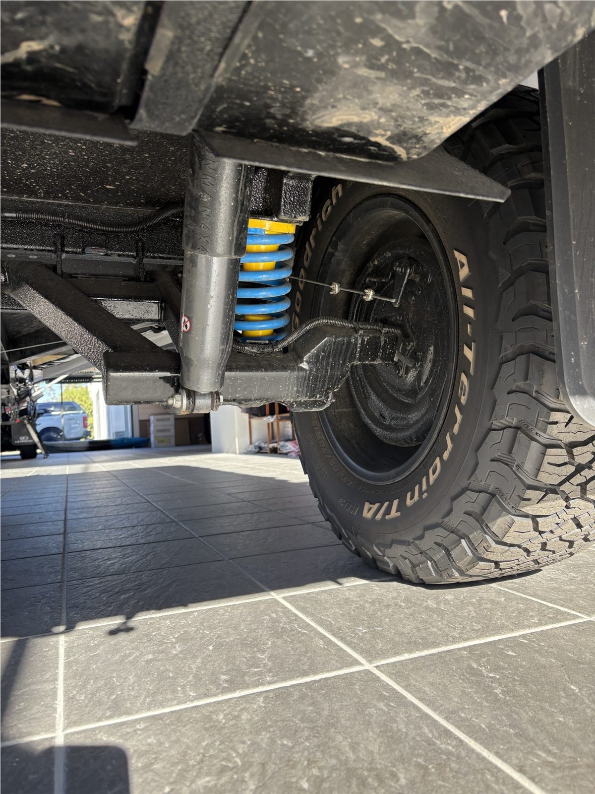 Cruisemaster XT independent suspension fitted beneath an Ultimate camper