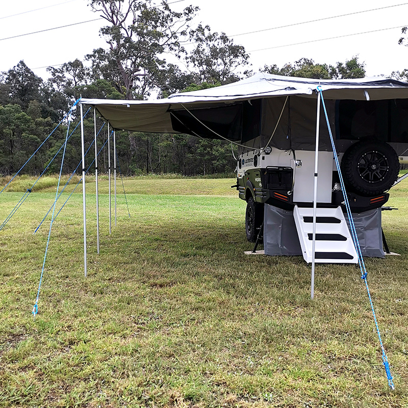 Awning Ext Side includes poles and ropes (*Requires Ext Rear Awning)