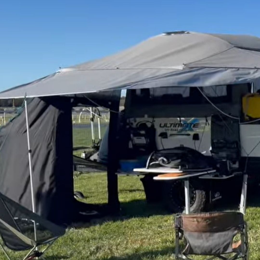 Quick Awning Ext Side, includes rod and rope
