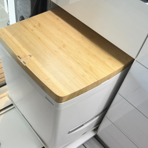 The Cuddy Composting Toilet Bamboo Lid/Seat (CNC Notch)