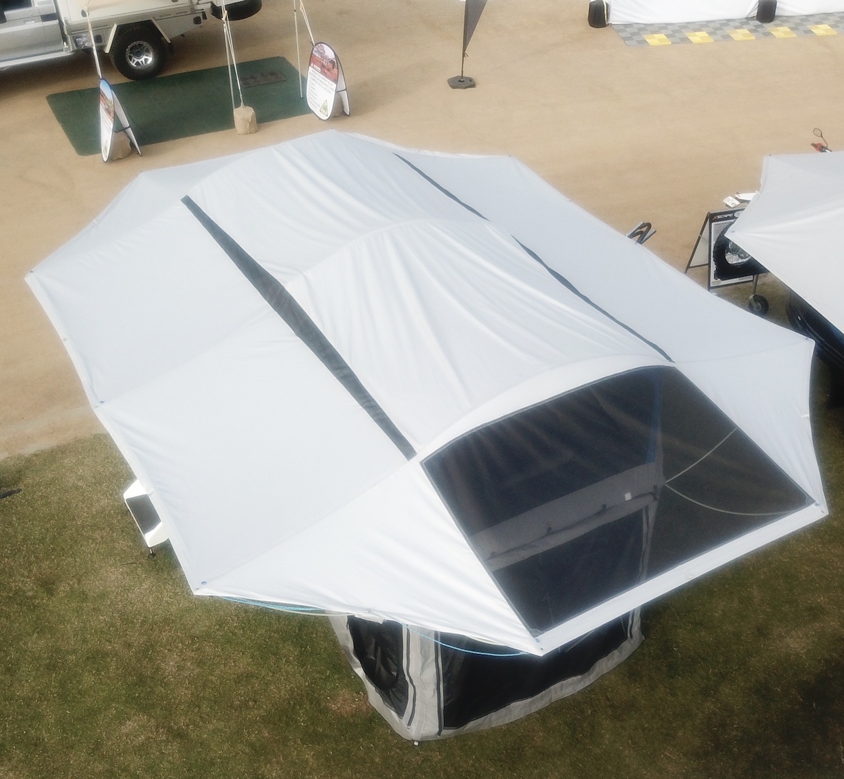 360 awning with Star Gazer end