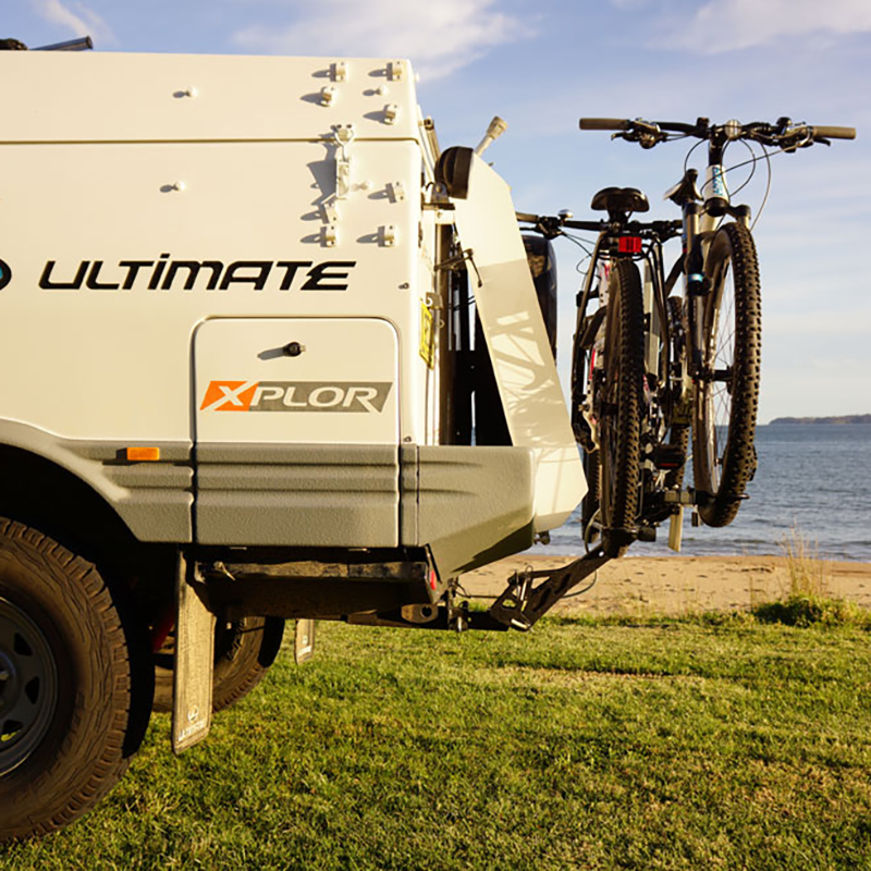 Rear Receiver with a ISI 2 Bike Rack, Mount and Light Kit