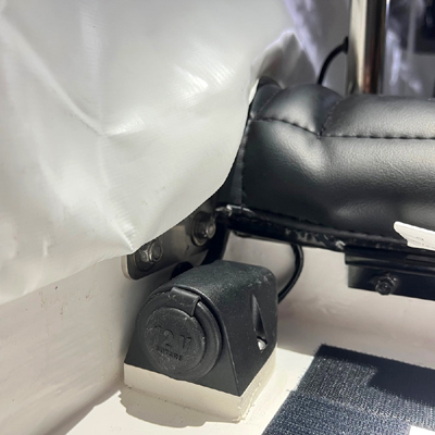 Twin 12V Cig Outlets Bed Foot End