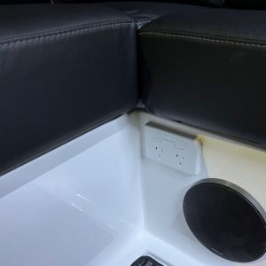 Optional Outlet Inside or Outside in 240v, 50A Anderson or 12V CIG