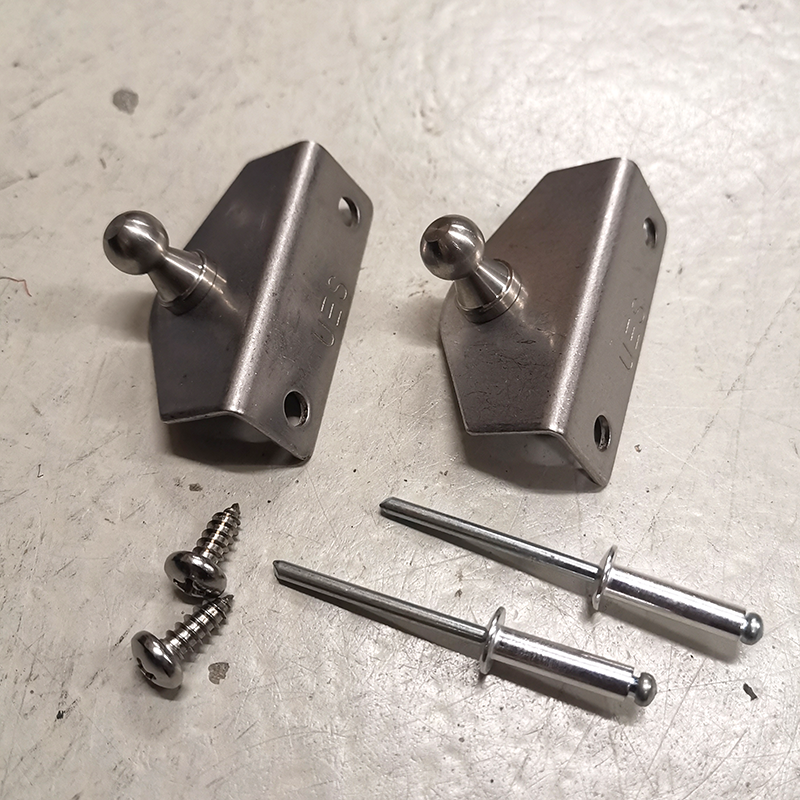 Single Bonnet Gas Strut Brackets (2) - XTRK
