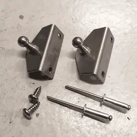 Single Bonnet Gas Strut Brackets (2) - XTRK